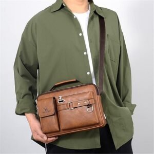 Mfuko wa Mabega wa Ngozi