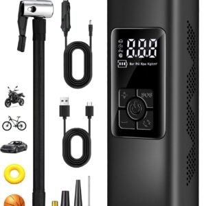 Kivuta hewa kinachobebeka cha tairi chenye kazi nyingi