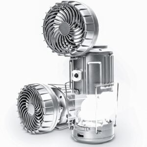 Taa ya Nje ya LED ya Kupiga Kambi ya 6 kati ya 1 Yenye Fani