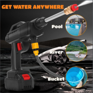 Mashine ya Kuosha Shinikizo Isiyotumia Waya – Kisafishaji cha Nguvu Kinachobebeka chenye Betri 2 na Chaja