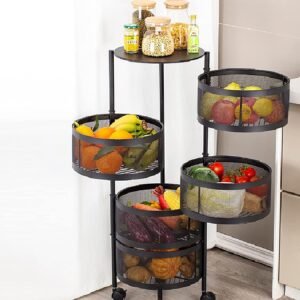 Rafu ya Kukunja Jikoni - Nafasi ya Kuhifadhi, Urahisi wa Kutembea, na Ubunifu katika Kila Pembe!