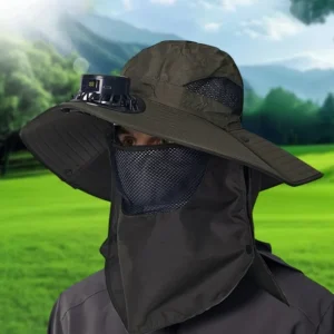 Kofia ya Fani ya Nje ya Jua yenye Kifuniko cha Shingo na Uso