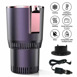 Kipozeo cha Kupozea Joto cha Vikombe 2 vya Mahiri vya Gari